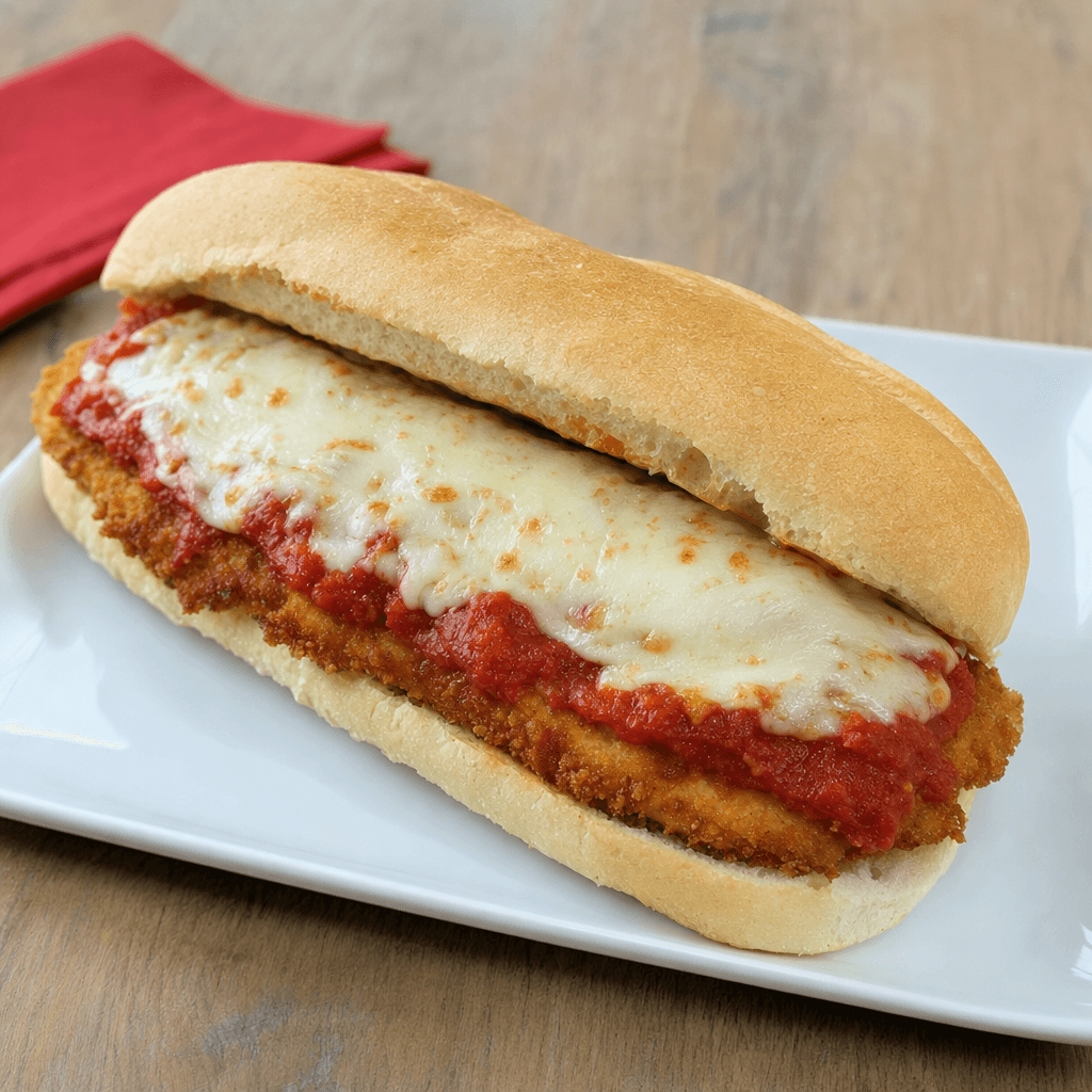 Chicken or Veal Parmigiana Subs
