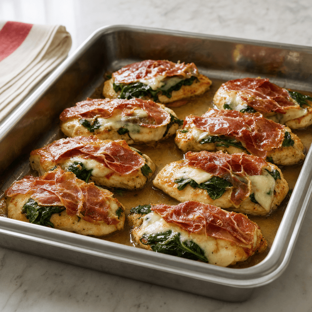 Chicken or Veal Saltimbocca