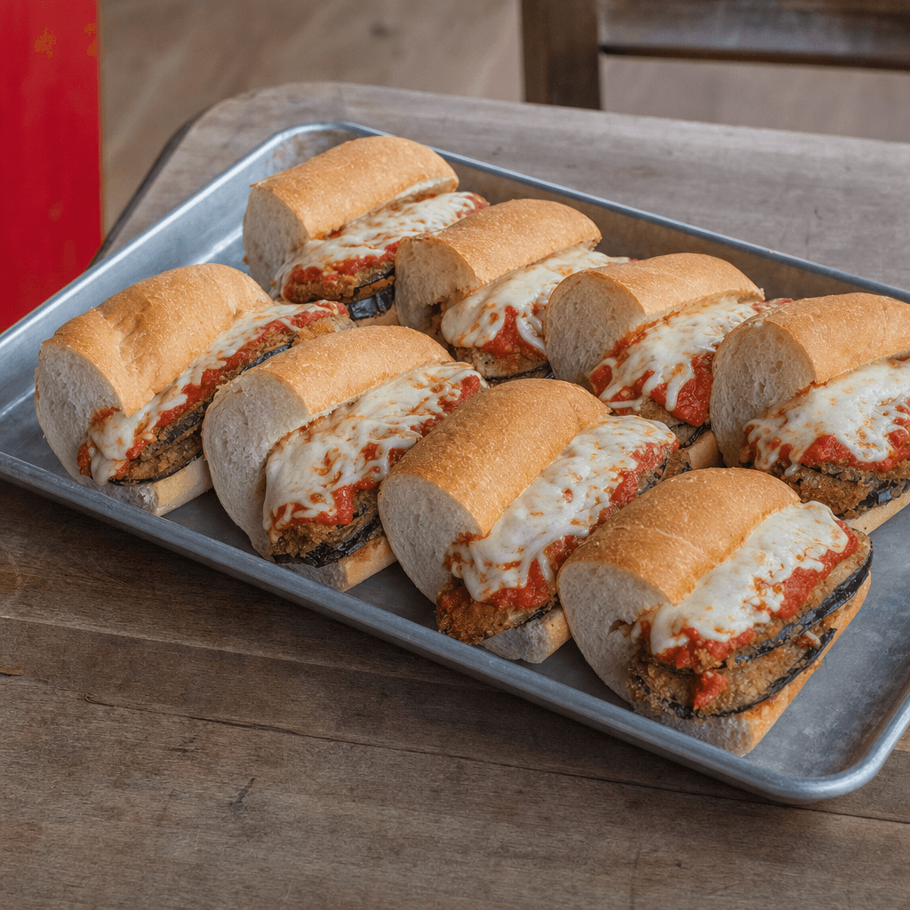 Eggplant Parmigiana Subs
